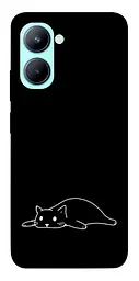 TPU чохол Demsky Lazy cat для Realme C33