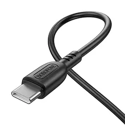 Кабель для заряджання з гачком USB Borofone BX91 USB-Type C 3A 1 м Black - мініатюра 4