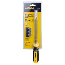 Набір викруток Sigma Mega з гнучким валом + біти 6шт CrV (4009721) - мініатюра 3