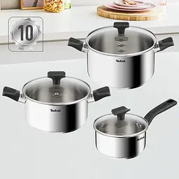 Набір посуду Delicious, 6предметів, нержавіюча сталь, бакеліт, скло Tefal kuh0014754 - мініатюра 9