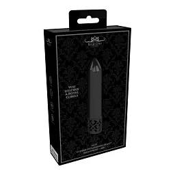 Міні-вібратор Royal Gems Glitz 8.8 см (чорний) - мініатюра 2