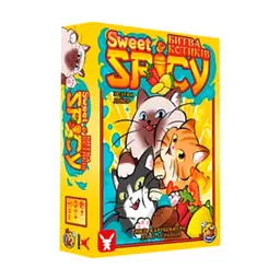 Настільна гра Geekach Games Sweet & Spicy. Битва котиків, українська (GKCH073SP)