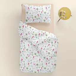 Дитяча постільна білизна Cosas SUMMER FLOWERS CS1 110х140см (FlowersMeadowGreenRose_12Magnolia_140) - мініатюра 2