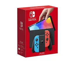 Портативна ігрова консоль Nintendo Switch OLED with Neon Blue and Neon Red Joy-Con [64459] - мініатюра 2