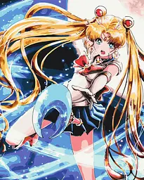 Картина за номерами Сейлор Мун Усагі Цукіно Sailor Moon Usagi Tsukino 40х50 см PN SMUT 01