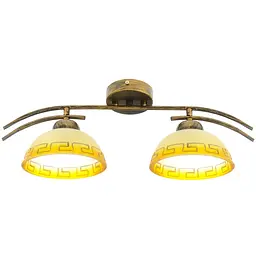 Люстра стельова Brille в спальню E27 60W BR (BKL-164C/2)