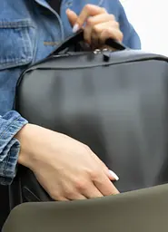 Жіночий рюкзак Sambag Zard Dart чорний з хакі 44 х 31 х 15 см (25523119) - мініатюра 3