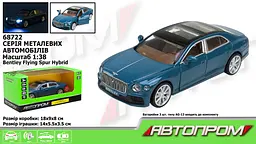 Іграшка Машина Bentley Flying Spur Hybrid АВТОПРОМ 68722 Синій shop (4895263400157) - мініатюра 1