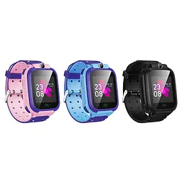Дитячий смарт-годинник HOCO Y105 36mm. 400 mAh children phone watch Blue - мініатюра 4