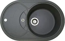 Кухонна мийка Adamant Shell 770x495x200 сірий 243223, Сірий