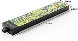 Акумулятор BetaFPV Lava 2 1S 580 mAh BT2.0 / 3.8V / 95C / LiHV для FPV Air, Meteor, Cetus, Tiny Whoop (19521) - мініатюра 2