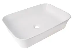 Раковина накладна Qtap Virgo N 560x380x130 White з донним клапаном QT18116308W48462 - мініатюра 1