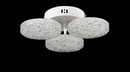 Люстра стельова LED Splendid Ray L3180/3, 3 лампи, 32 см, білий, з пультом, сучасний стиль