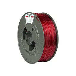 Пластик для 3D-принтера The Filament PETG 1.75 мм TRANSPARENT RED 1 кг (TF-24028)