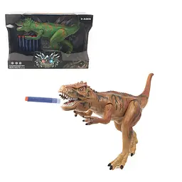 Іграшковий пістолет Dino Toys у формі динозавра коричневий ZJ01 (Q9899-ZJ01) - мініатюра 3