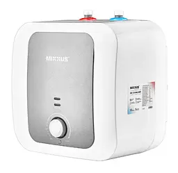 Водонагрівач Mixxus EWH-1210 Small Under під мийкою 10 л, 1500 Вт, "мокрий" ТЕН, вертикальний, квадратний, білий (WH0604) - мініатюра 4