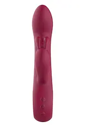 Вібратор-кролик Dreamtoys Glam Rabbit Vibe 22 см червоний - мініатюра 4