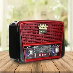 Радіоприймач акумуляторний з Bluetooth, MP3 та ліхтариком, Golon RX-BT455S AM / Портативне радіо - мініатюра 3