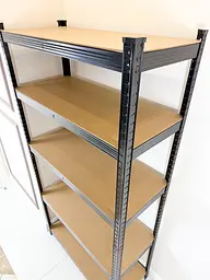 Стелаж 4P StrongShelf 180х65х40см чорний навантаження 175кг/полицю - мініатюра 9