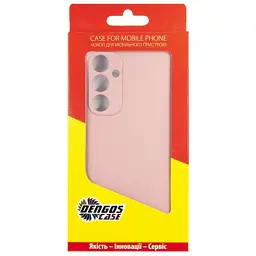 Чохол до мобільного телефона Dengos Samsung Galaxy A35 5G + Glass Pink (DG-KM-91) - мініатюра 4