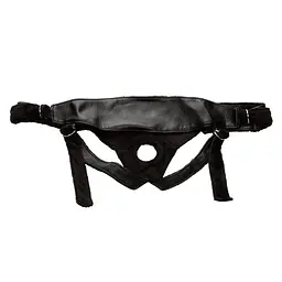 Трусики для страпона Universal Love Rider Platinum Harness, шкірозамінник, чорні - мініатюра 6