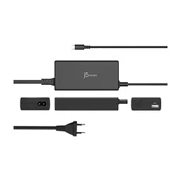 Блок питания для ноутбука J5create USB-C/PD/90W, USB-A/10W (JUP2290C-EN) - миниатюра 2