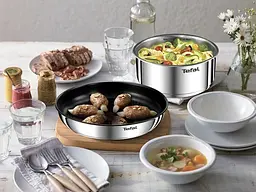Набір посуду Ingenio Emotion, 5пр., нержавіюча сталь, бакеліт, сріблястий Tefal kuh0014750 - мініатюра 10