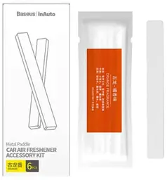 Запасні картриджі для ароматизатора Baseus SUXUN-M0C з ароматом троянди набір 6 шт. - мініатюра 3