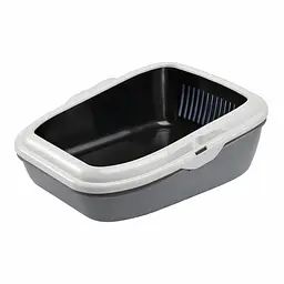 Лоток для котів Ferplast Birba Basic Sanitized чорно-сірий 72050099PB