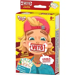 Настільна гра Danko Toys Вето (Veto) (міні) (укр.) (VETO-02-01U)