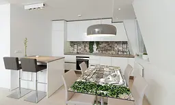 Наклейка на стіл Скульптура ПВХ-плівка для меблів під камінь Античність сірий 60×120 см Happy Pocket Z180810