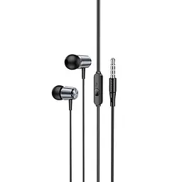 Навушники Hoco Spring metal universal earphones with mic M108 - мініатюра 2