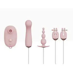 Набір секс-іграшок Qingnan Quartet Set 4 шт. рожевий