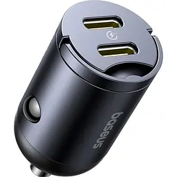 Автомобільний зарядний пристрій Baseus Tiny Star Mini 30W Black (C00035001121-03) [150721]