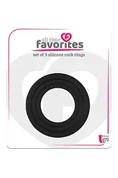 Набір ерекційних кілець All Time Favorites Cockrings - мініатюра 2