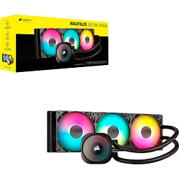 Система водяного охолодження Corsair Nautilus 360 RS ARGB Black (CW-9060093-WW) UA [143839] - мініатюра 11