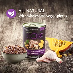 Консерви для цуценят Wellness CORE Puppy Original Chicken with Turkey with Pumpkin з куркою та індичкою