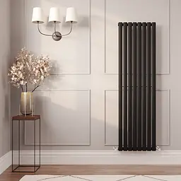 Радіатор дизайнерський Ideale Adele 11 8/1500/472 чорний, Чорний - мініатюра 2