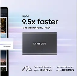 Портативний SSD Samsung 4TB USB 3.2 Gen 2 Type-C T7 Shield - мініатюра 4