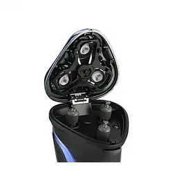 Електробритва бездротова VGR V-306 тример для бороди Black Blue (kz192) - мініатюра 2