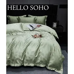 Комплект постільної білизни Soho Boutique євро Leaves Olive (A130101) - мініатюра 2
