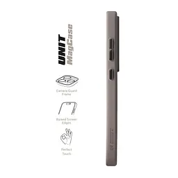 Чехол Samsung Galaxy S26 Ultra 5G, Unit MagSafe, серый, прозрачный, магсейф, противоударный, магнитный, панель-накладка с поддержкой MagSafe, с поддержкой беспроводной зарядки, TPU+PC, защита всего корпуса, ударопрочный, ArmorStandart (ARM88840) - мініатюра 3