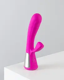 Вібратор-кролик Kiiroo Ohmibod Fuse 18 см рожевий - мініатюра 3