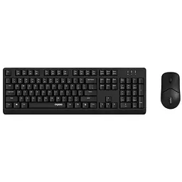 Комплект (клавіатура, миша) бездротовий Rapoo X1500 Wireless Чорний - мініатюра 8