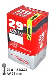 Камера велосипедна Chaoyang 29x1.75/2.35 AV 33 мм (G0001358) - мініатюра 2
