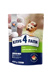 Сухий корм для собак малих порід Club 4 Paws, 400 г