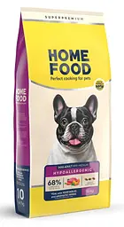 Гіпоалергенний корм для собак малих та середніх порід Home Food з телятиною та овочами 10кг