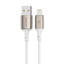 Кабель Proove Flex Metal USB to Lightning 2.4A (1m) white (CCFM20001102)