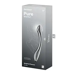 Металевий ділдо Satisfyer Pure Gravity 1 - мініатюра 5