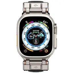 Ремінець Spigen DuraPro Armor PU Black для Apple Watch 49мм (AMP07591) - мініатюра 2